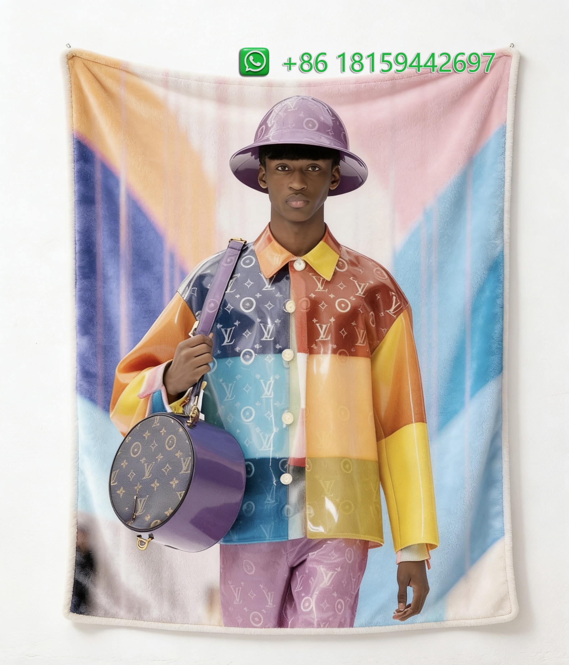 Louis Vuitton Throw Blankets